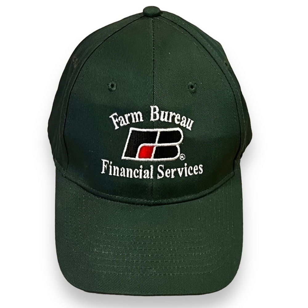 Snapback Hat Farm Bureau Embroidered KC Tag Vintage